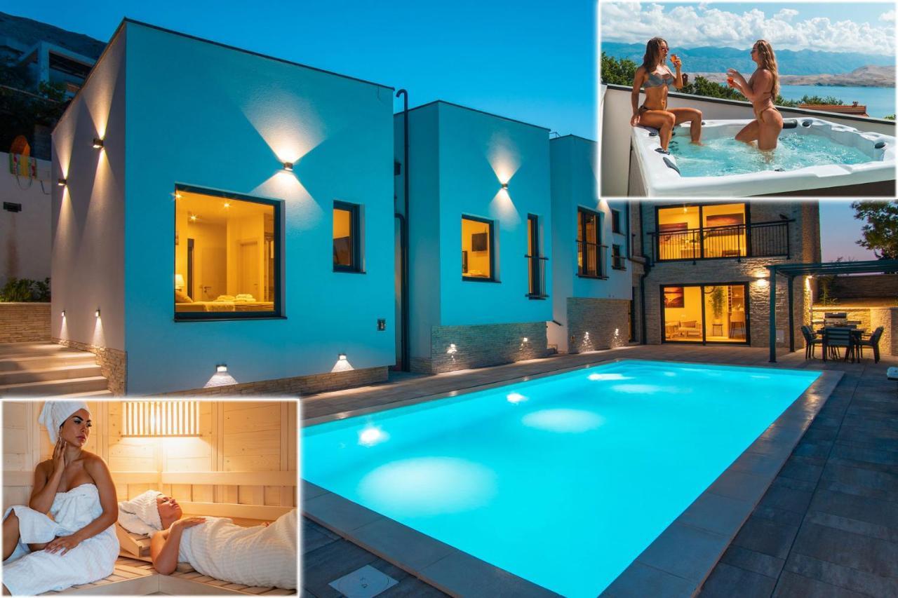 Perla Nera Heated Pool & Sauna Stan Trigraci Exteriör bild